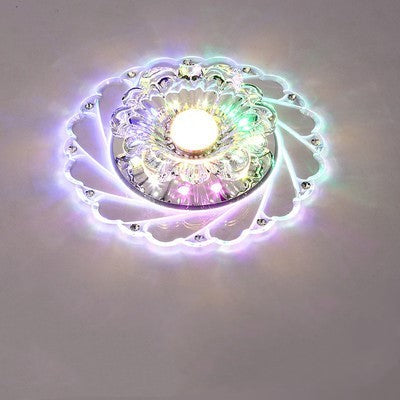 LED crystal corridor lamp