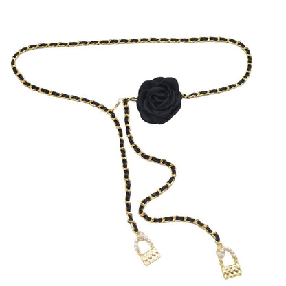 Camellia Woven Waist Chain Accessories Women