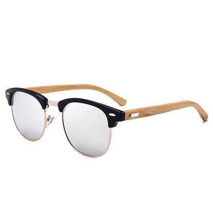 New fashion sunglasses men's classic bamboo legs bamboo glasses sunglasses sunglasses driving mirror