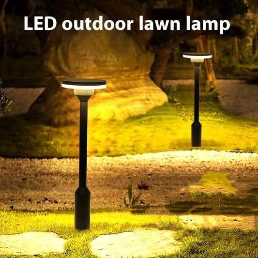 Garden Aluminum Garden Outdoor Round Landscape Lamp