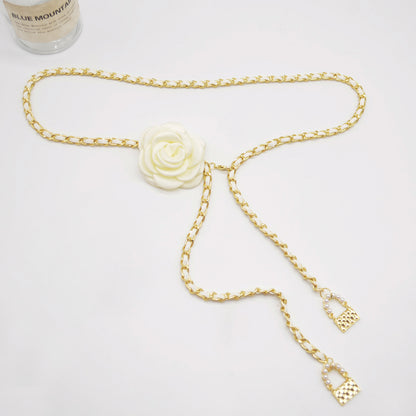 Camellia Woven Waist Chain Accessories Women