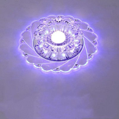 LED crystal corridor lamp