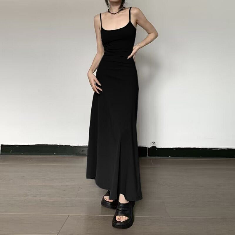 Female Summer Hot Girl Slim Fit Long Dress