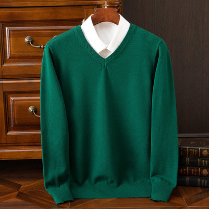 New Men's V-neck Sweater Fashion