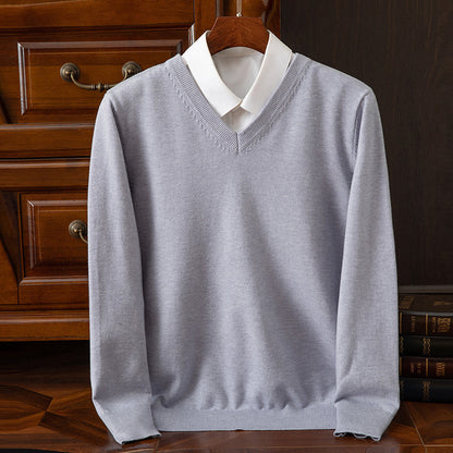 New Men's V-neck Sweater Fashion