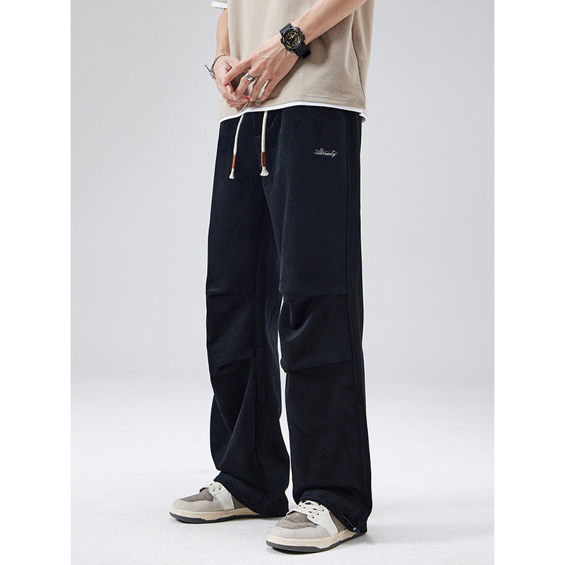 Spring And Summer Loose Straight Pants Men