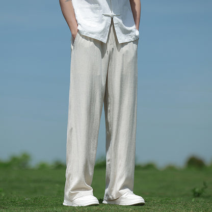 Loose Straight Men's Casual Trousers Spring And Summer