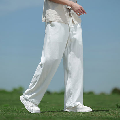 Loose Straight Men's Casual Trousers Spring And Summer