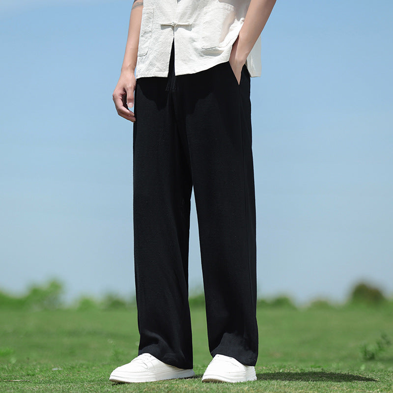 Loose Straight Men's Casual Trousers Spring And Summer