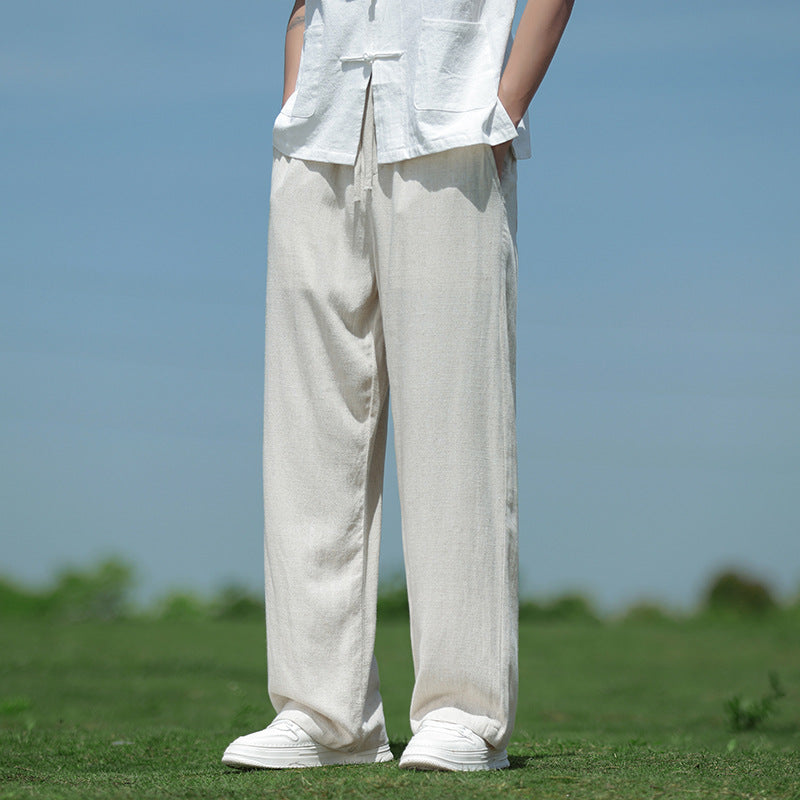 Loose Straight Men's Casual Trousers Spring And Summer