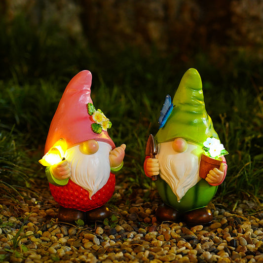 Courtyard Solar Lamp Garden Elf Garden Resin Crafts