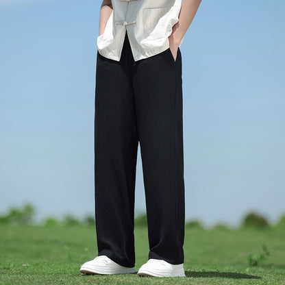 Loose Straight Men's Casual Trousers Spring And Summer