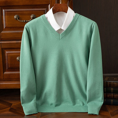 New Men's V-neck Sweater Fashion