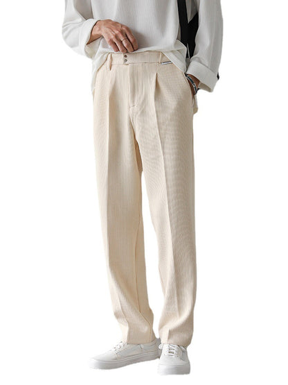 Winter Casual Loose Straight All-matching Suit Pants