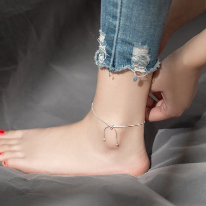 Tassel Anklet Simple Snake Bone Accessories Women