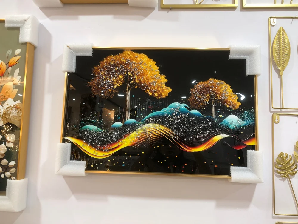 Crystal Glass Painting